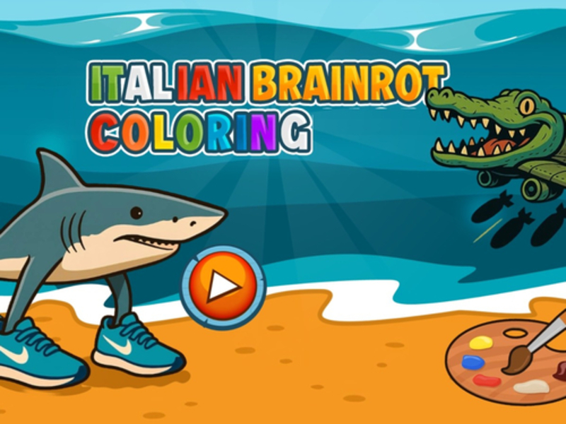 Mchezo Kuchorea kwa Brainrot ya Italia online