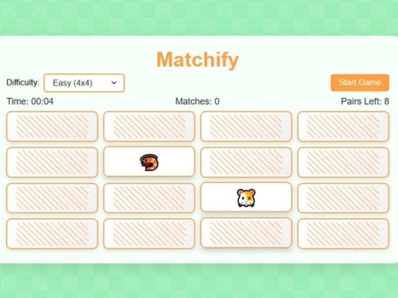 Mchezo Matchif online