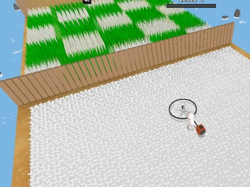 Mchezo Lawn mower simulator online