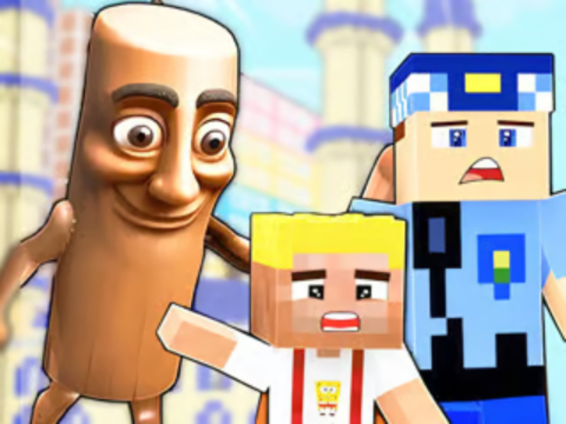 Mchezo Jigsaw puzzle: Brainrot Minecraft mod online