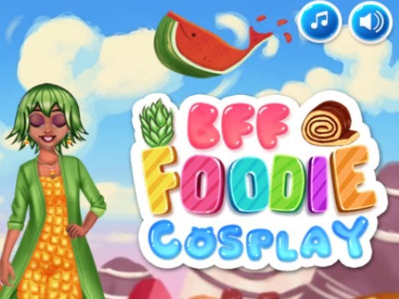 Mchezo BFF Foodie cosplay online