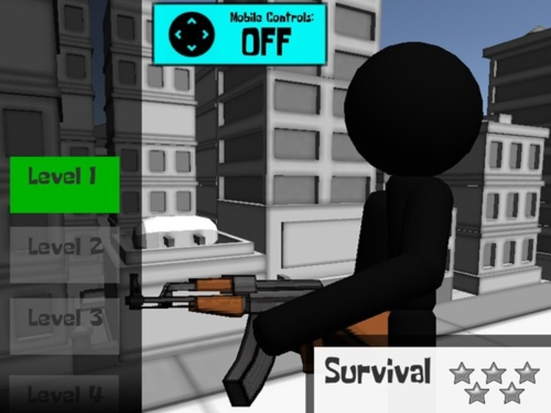 Mchezo Stickman bunduki risasi 3d online