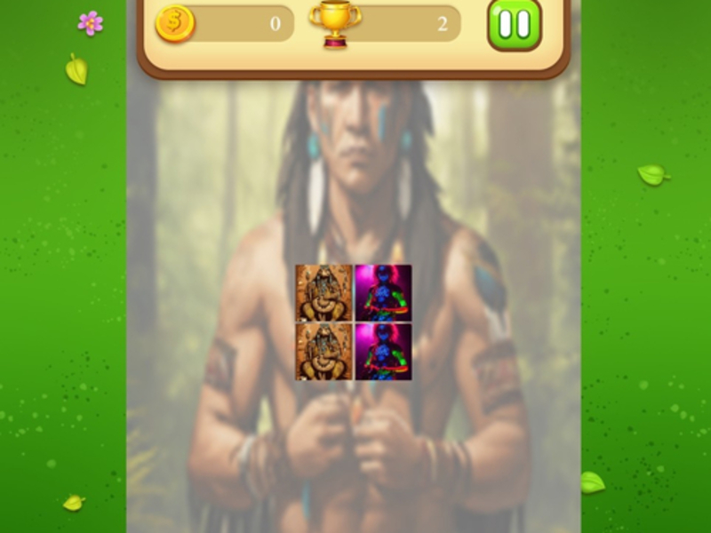 Mchezo Mechi ya Kumbukumbu ya Shaman online