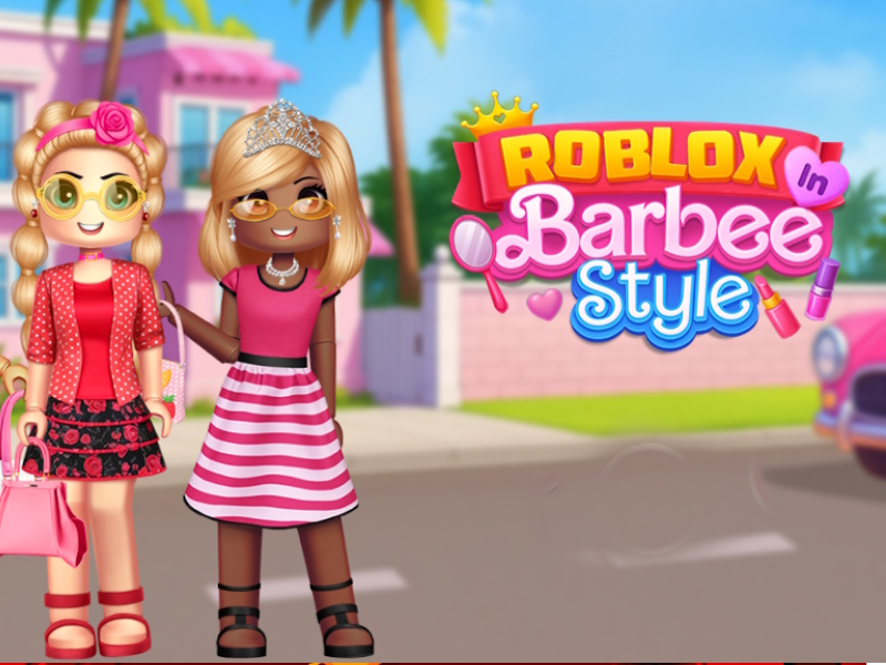 Mchezo Roblox katika mtindo wa Barbie online