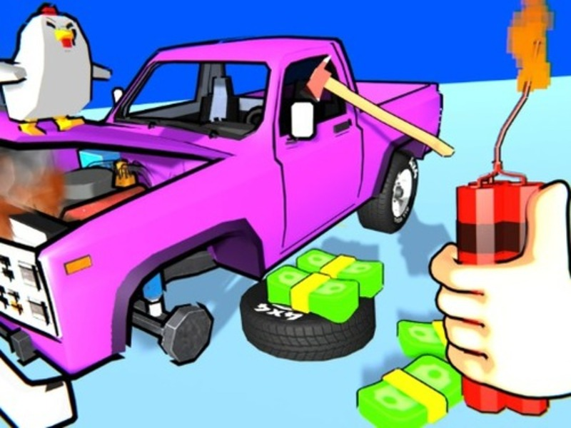 Mchezo Piga gari vipande vipande! online