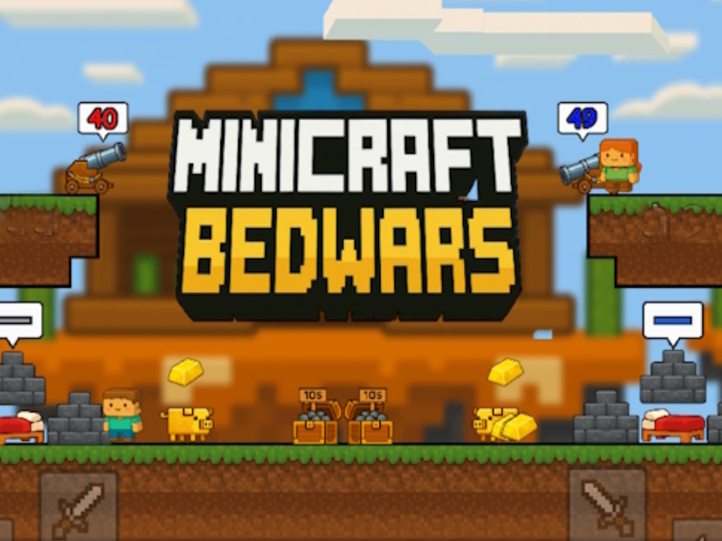 Mchezo Minecraft Bedwars online