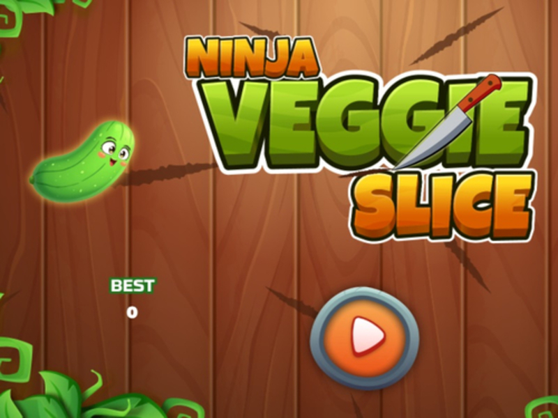Mchezo Ninja veggie kipande online