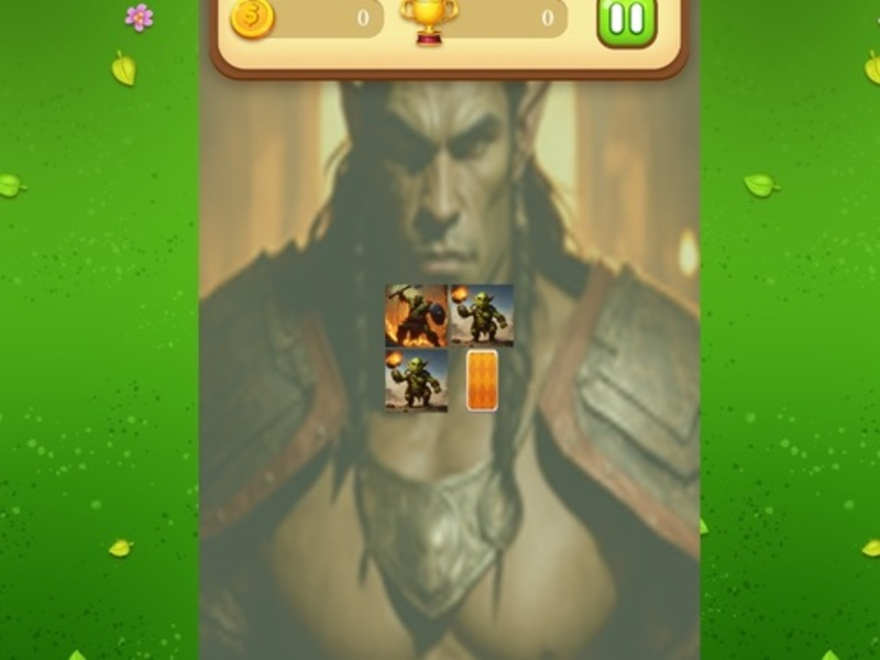 Mchezo Mechi ya kumbukumbu ya ORC online