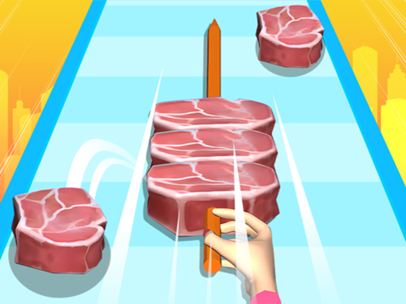 Mchezo BBQ Stack Run online