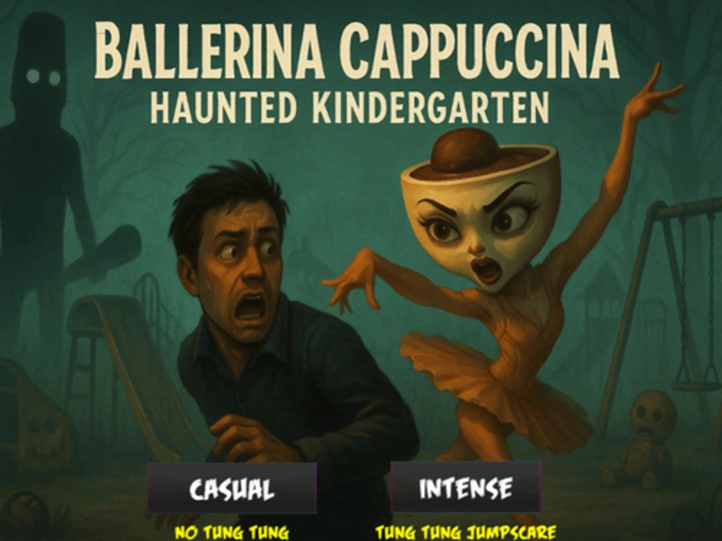 Mchezo Ballerina Cappuccina Haunted Kindergarten online
