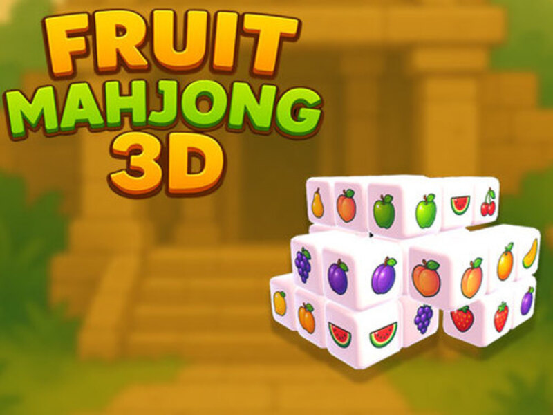 Mchezo Matunda Mahjong 3d online