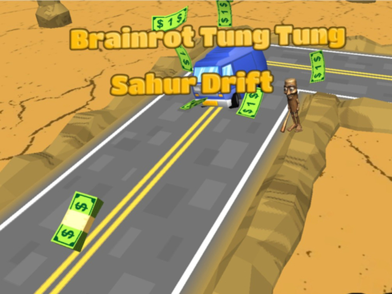 Mchezo Brainrot Tung Tung Sahur Drift online