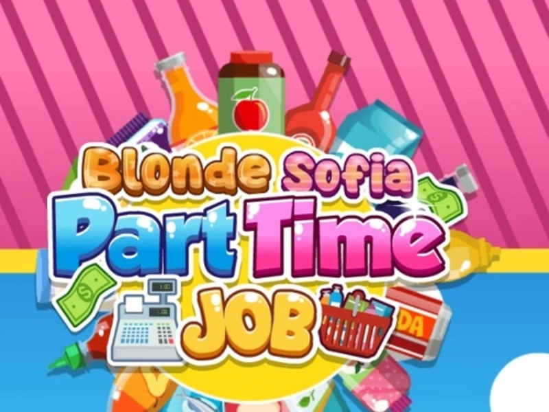 Mchezo Blonde Sofia: Sehemu ya kazi ya muda online