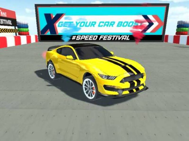 Mchezo Mega Ramp Gari Stunt Michezo 3d online