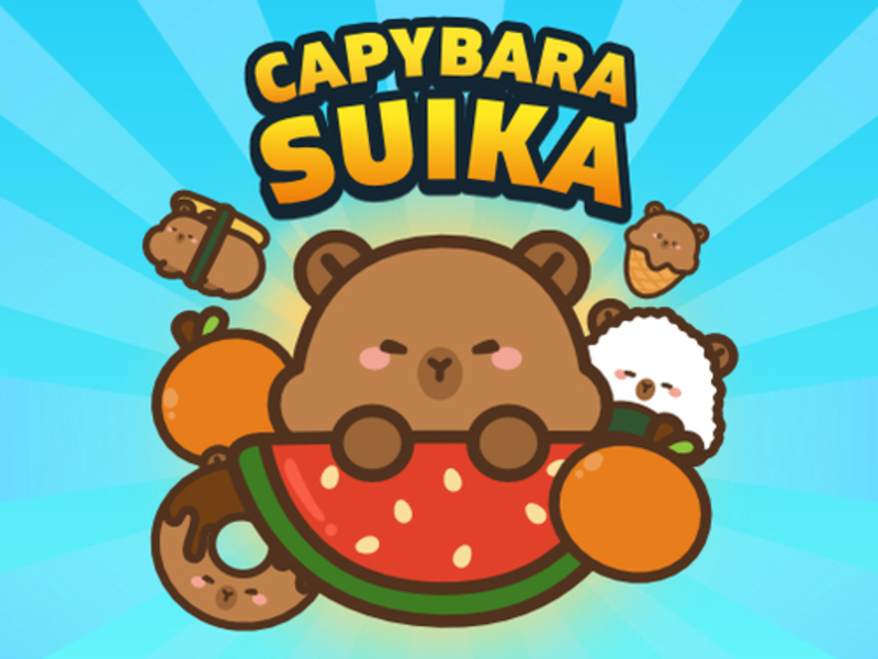 Mchezo Capybara Suika online