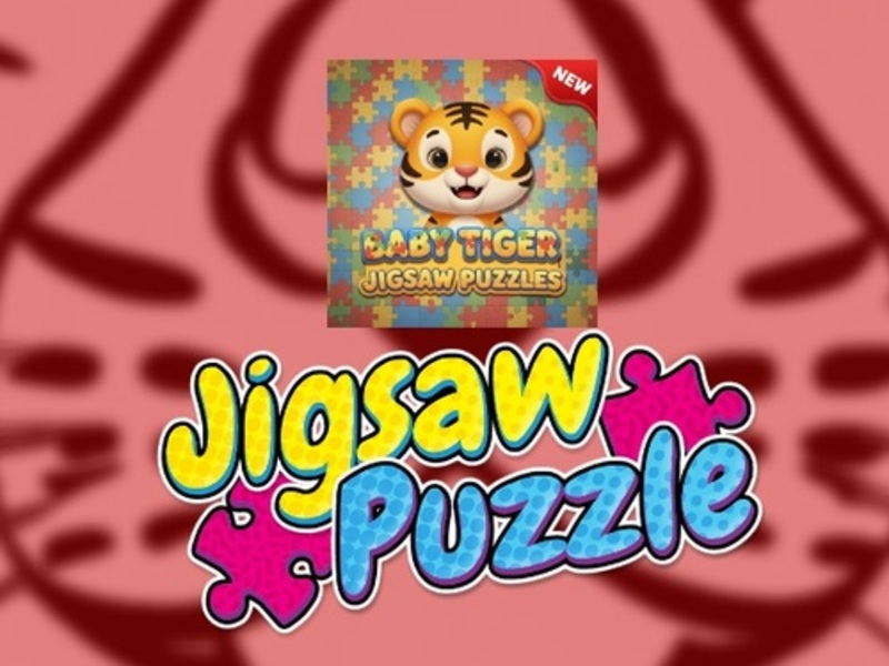 Mchezo Watoto Tiger jigsaw puzzles online
