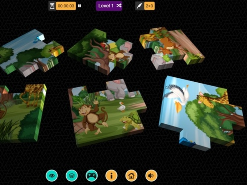 Mchezo 3D jigsaw puzzle online