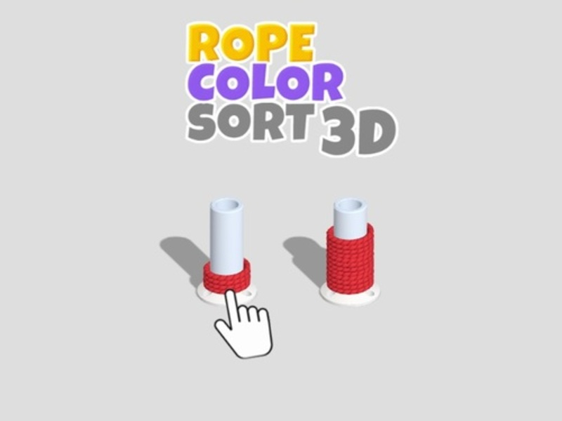 Mchezo Kamba ya rangi ya kamba 3D online
