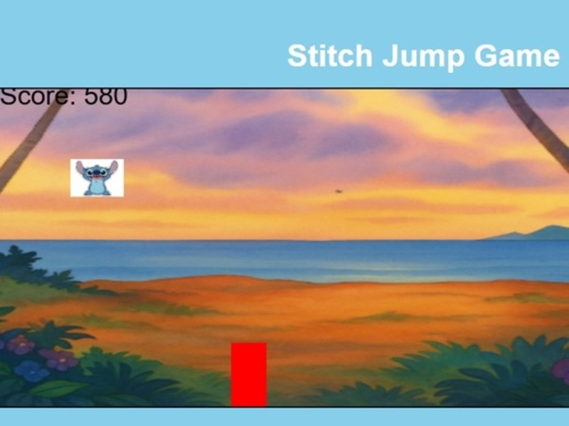 Mchezo Stitch kuruka mchezo online