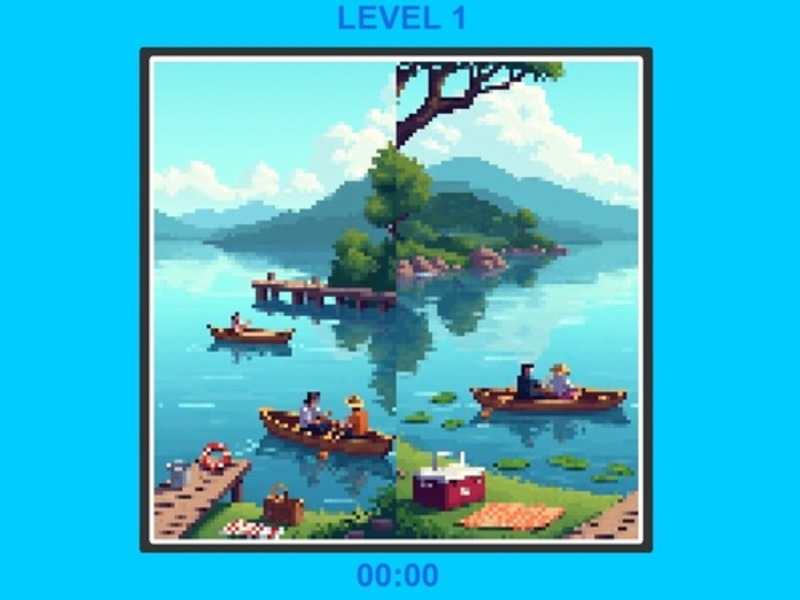 Mchezo Pixel slide puzzle online