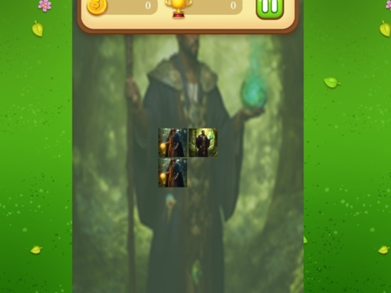 Mchezo Mechi ya kumbukumbu ya asili ya Druid online