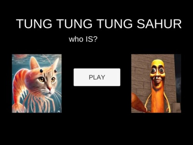 Mchezo Tung Tung Sahur ni nani? online